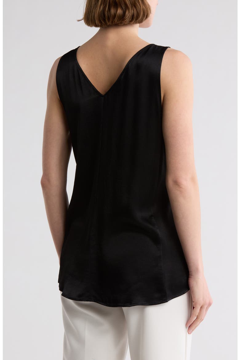 Double V-Neck Tank, Alternate, color, BLACK