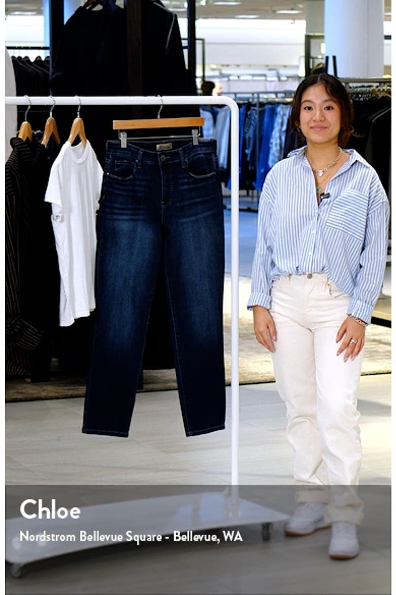 Reese Fab Ab High Waist Ankle Slim Straight Leg Jeans video