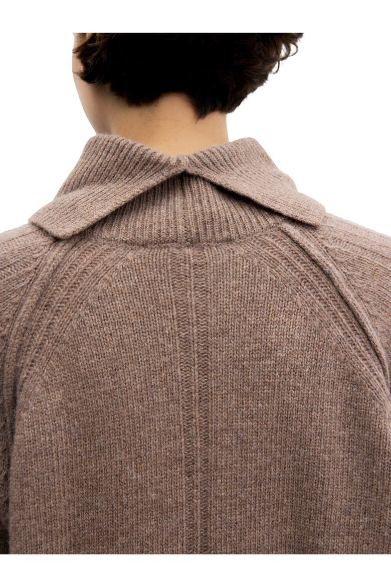 Robi Wool Blend Roll Neck Sweater, Alternate, color, Camel