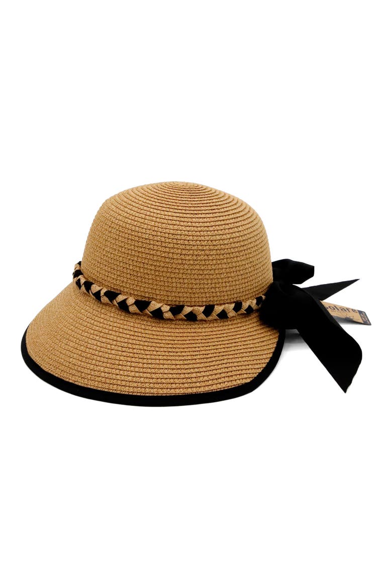 Braided Band Straw Framer Hat, Main, color, NATURAL