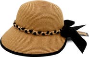 BUSBEE STYLE Braided Band Straw Framer Hat