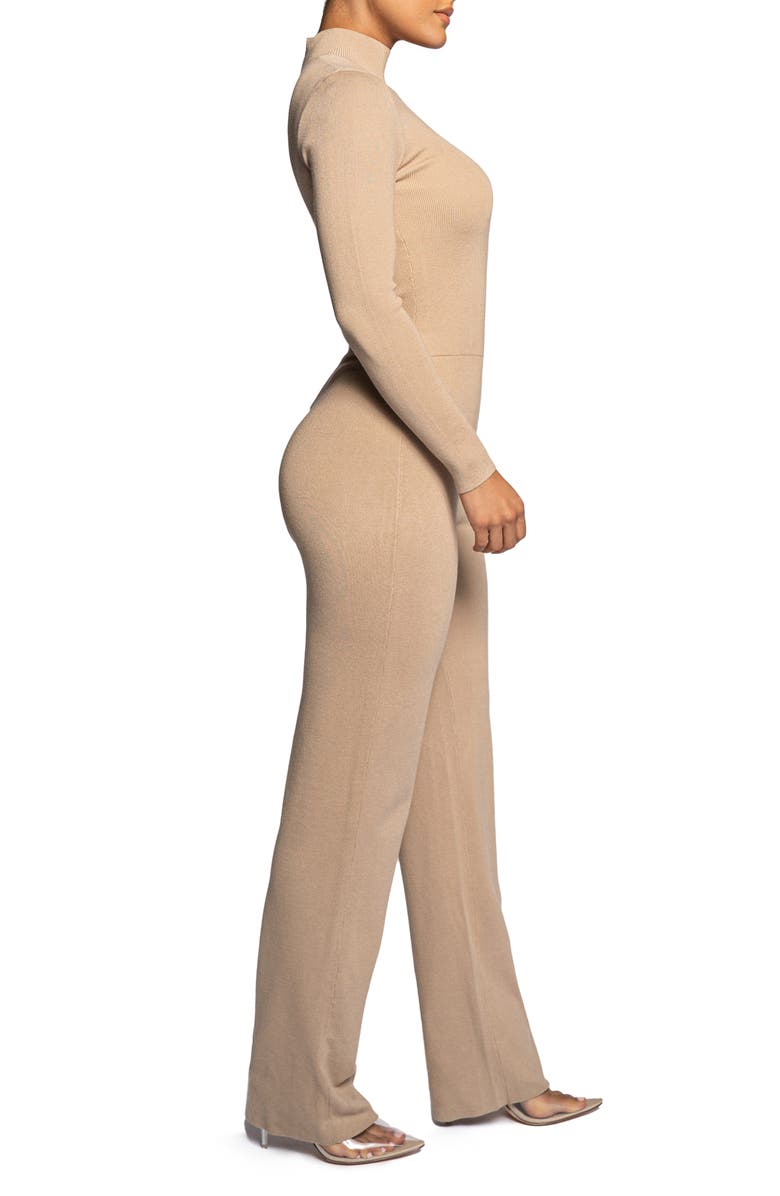 JLUXLABEL Turtleneck Sweater Jumpsuit, Alternate, color, 