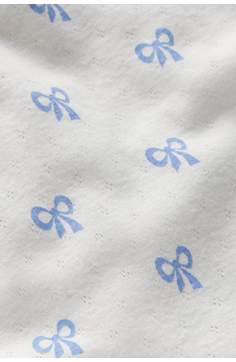 Mini Boden Kids' Bow Print Pointelle T-Shirt, Alternate, color, Tiny Bows