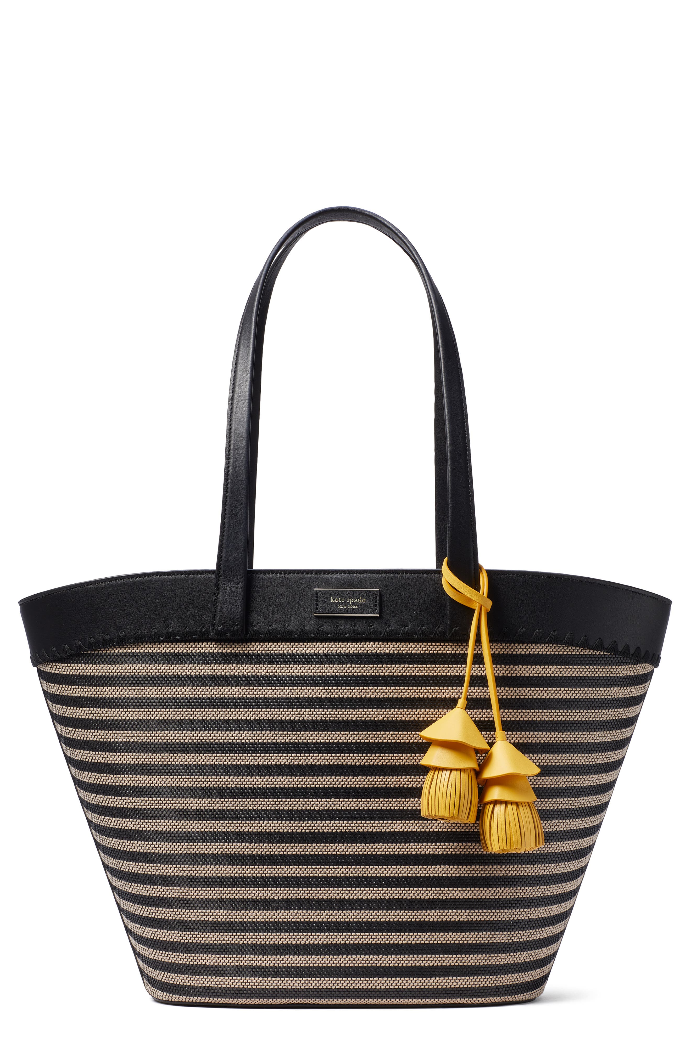 Kate Spade New York the pier stripe medium tote, Main, color, 