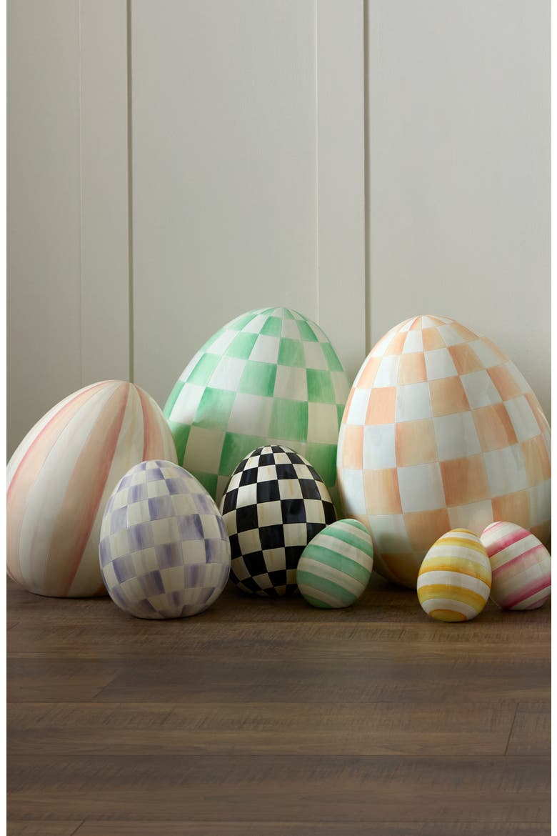 Mint Check Large Egg, Alternate, color, GREEN