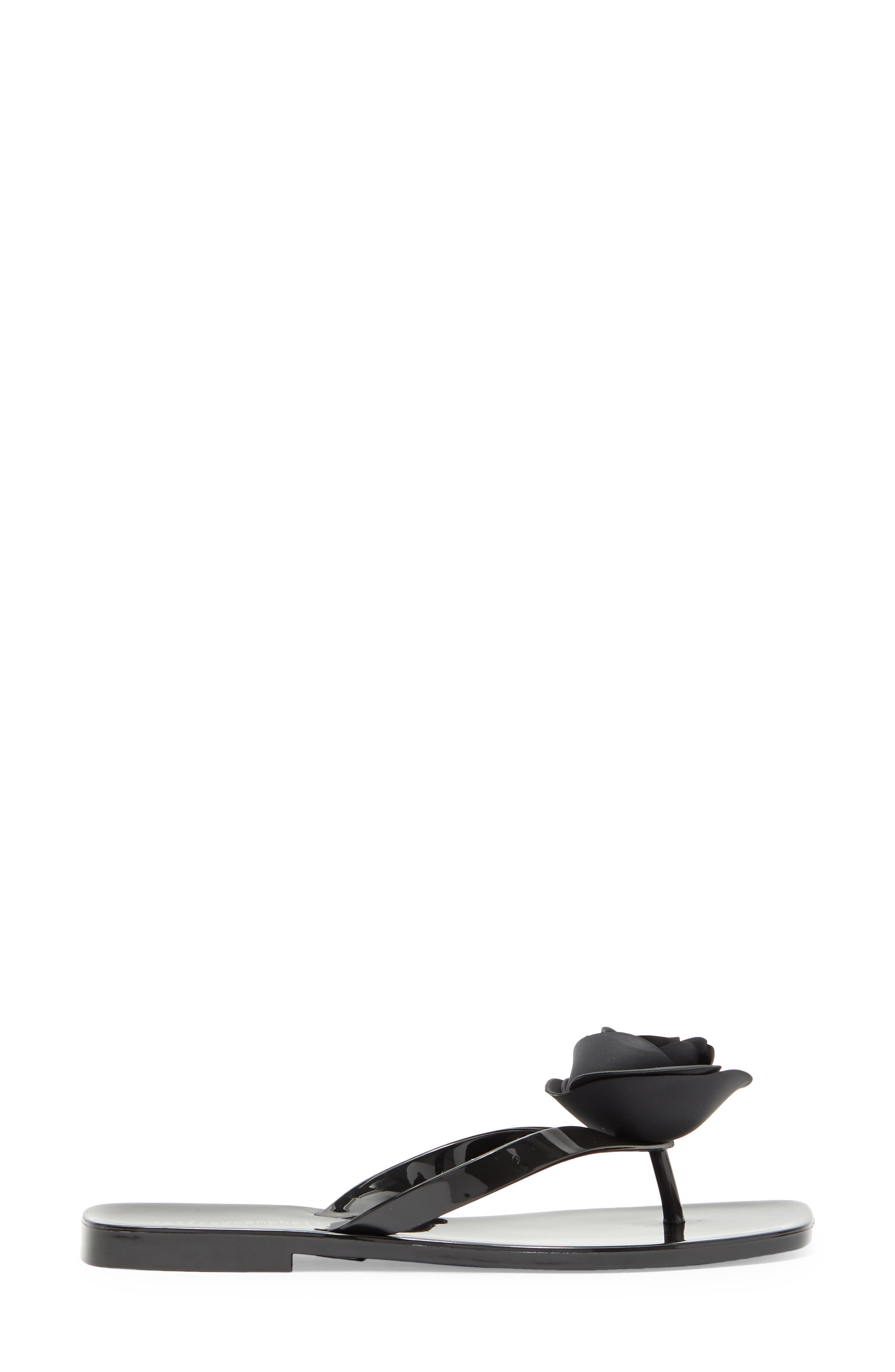 So Sweet Flip Flop, Alternate, color, BLACK SHINY