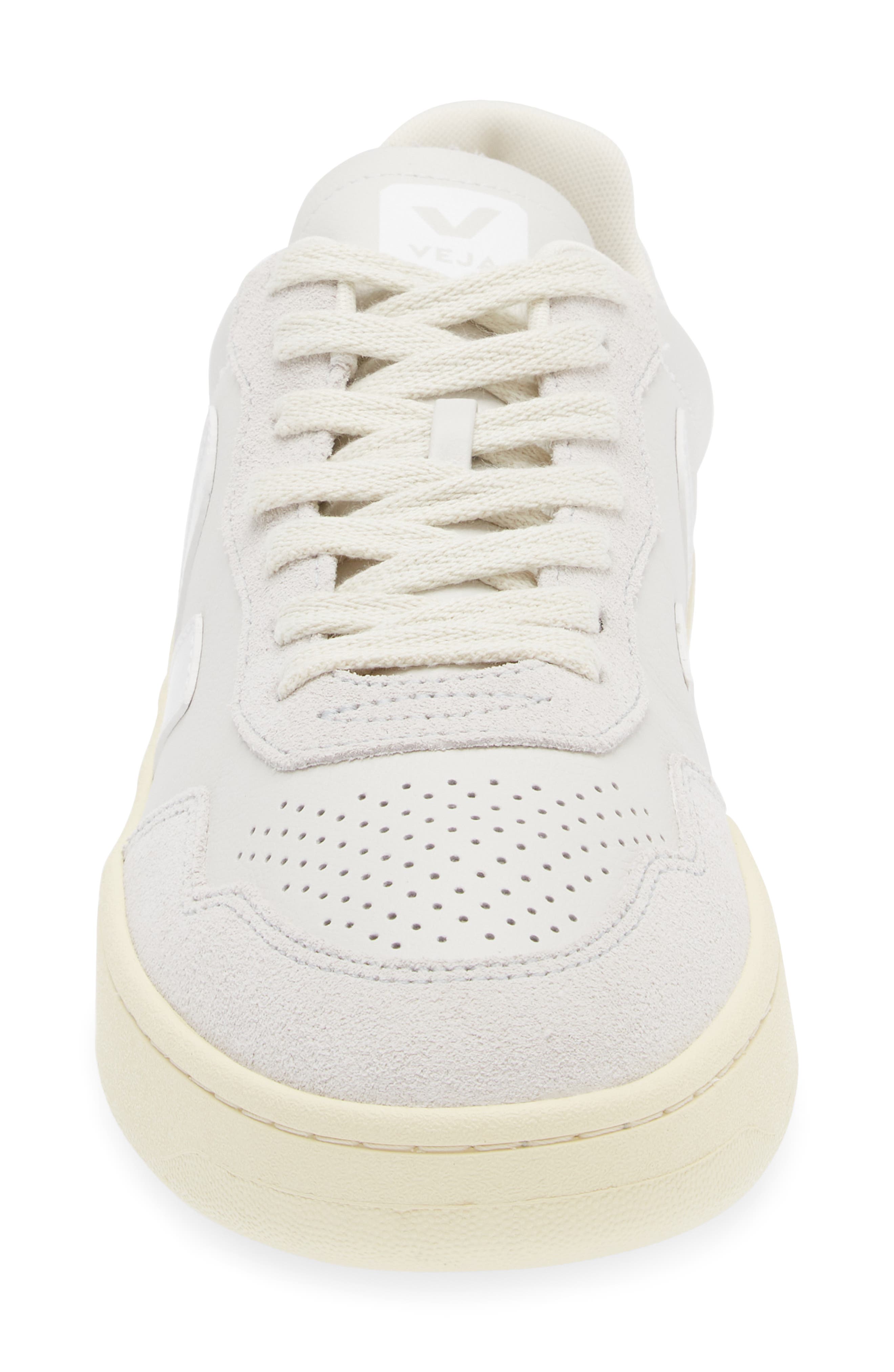 Veja V-90 Leather Sneaker, Alternate, color, 