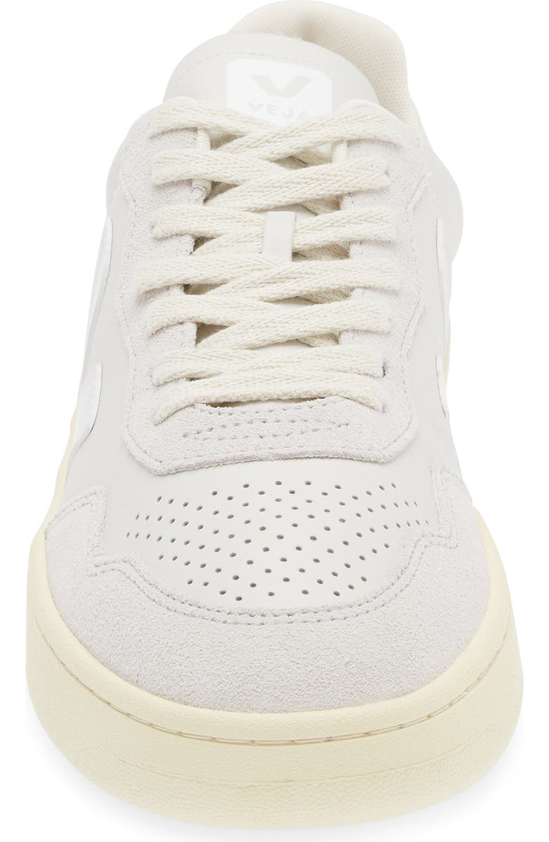 Veja V-90 Leather Sneaker, Alternate, color,