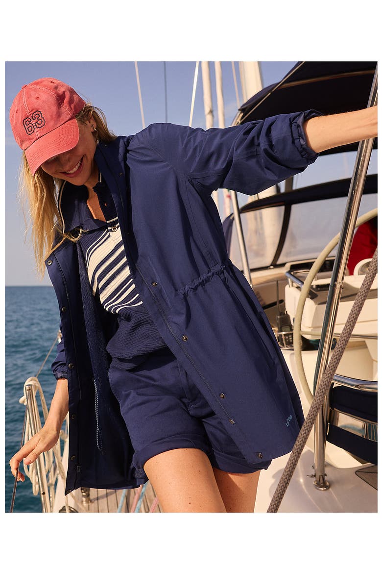 Squall Packable Waterproof Raincoat, Alternate, color, Deep Sea Navy