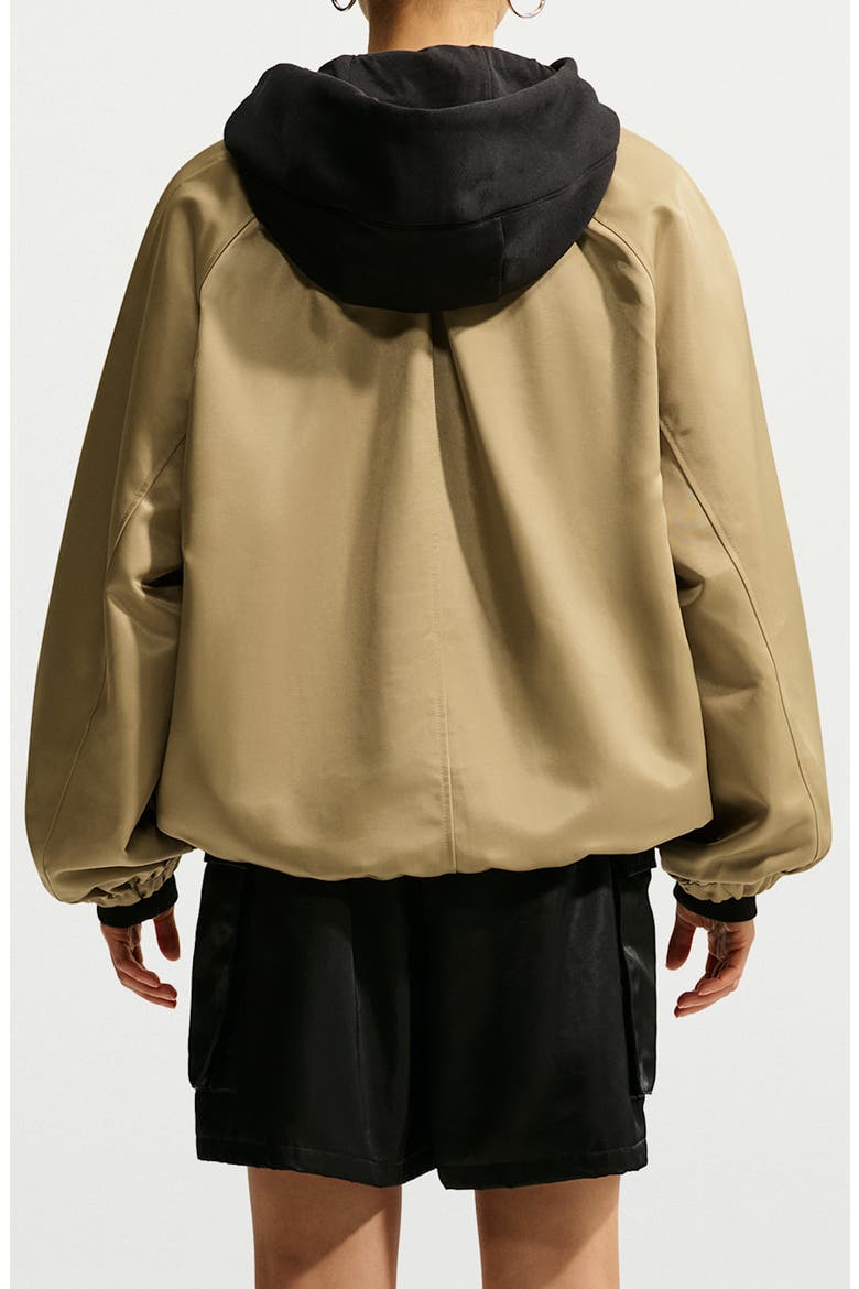 Satin Anorak, Alternate, color, 297 PARACHUTE BEIGE/PARACHUTE BEIGE
