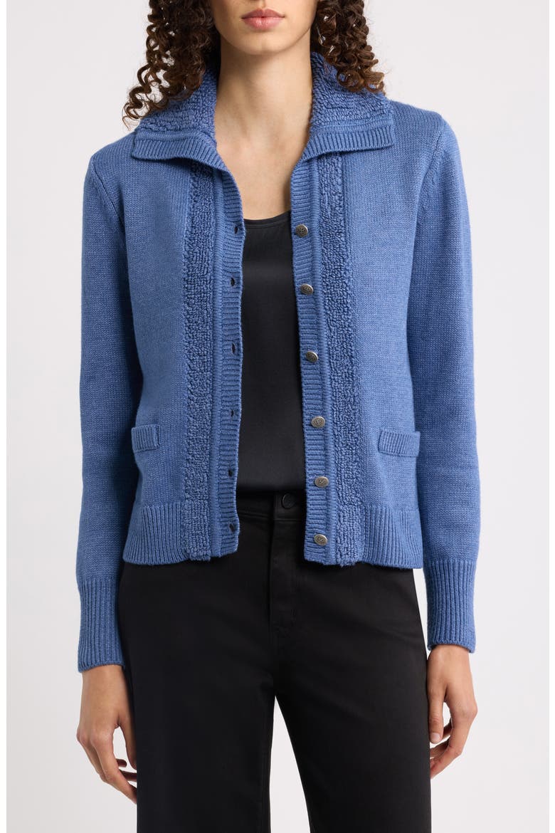 Belle Cardigan, Alternate, color, SKYLINE