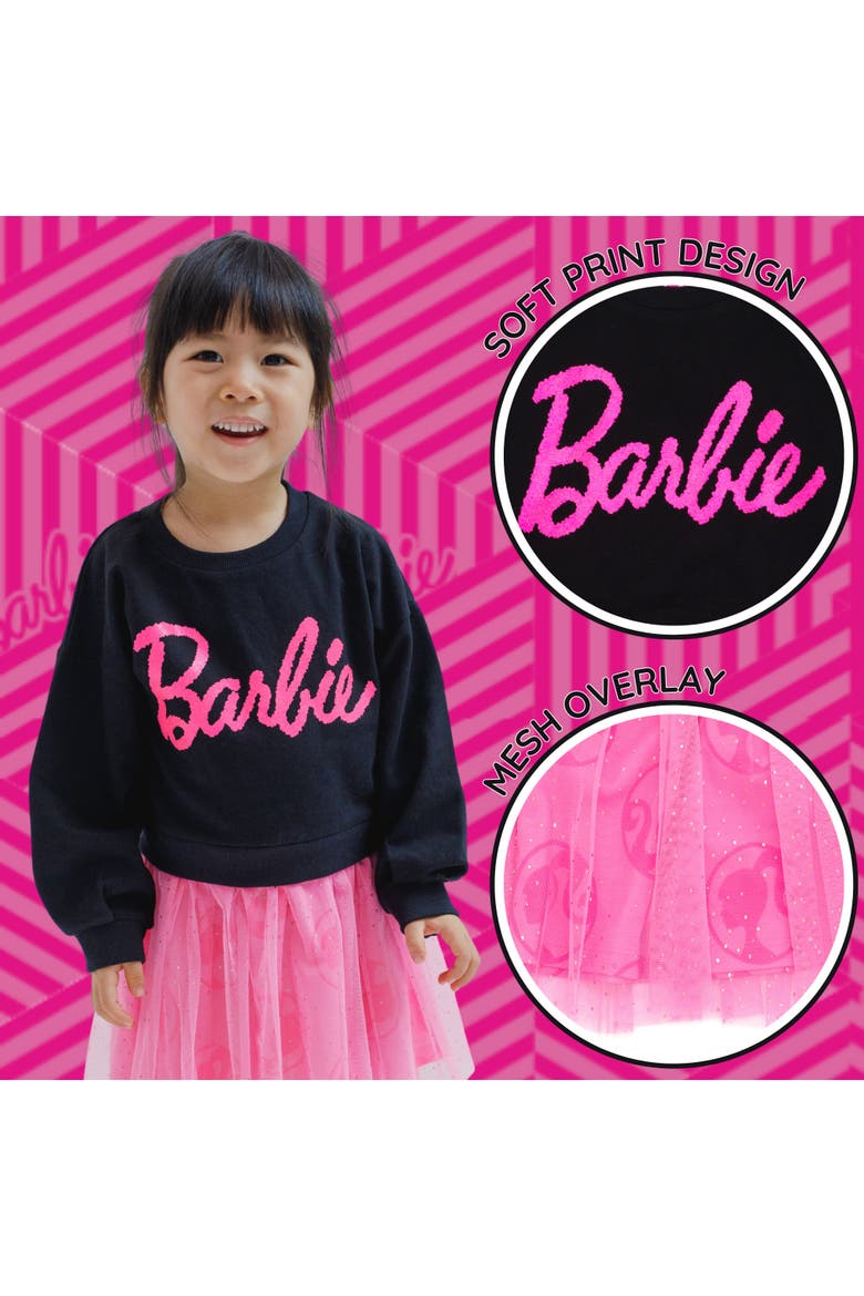 Glitter Tutu Dress, Alternate, color, Black