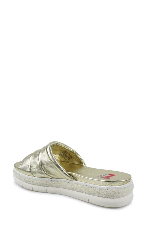 National Comfort Marieller Platform Slide Sandal In Multi