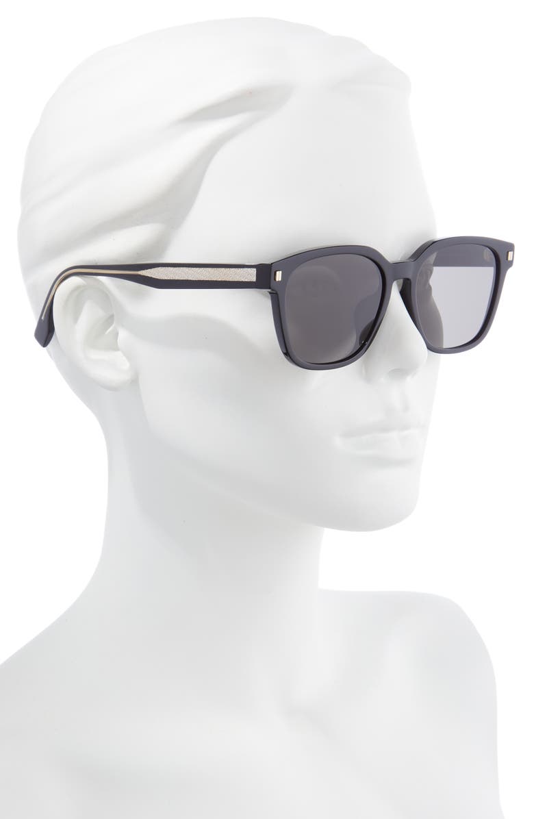 Fendi 'Fendi 55mm Square Sunglasses, Alternate, color, 