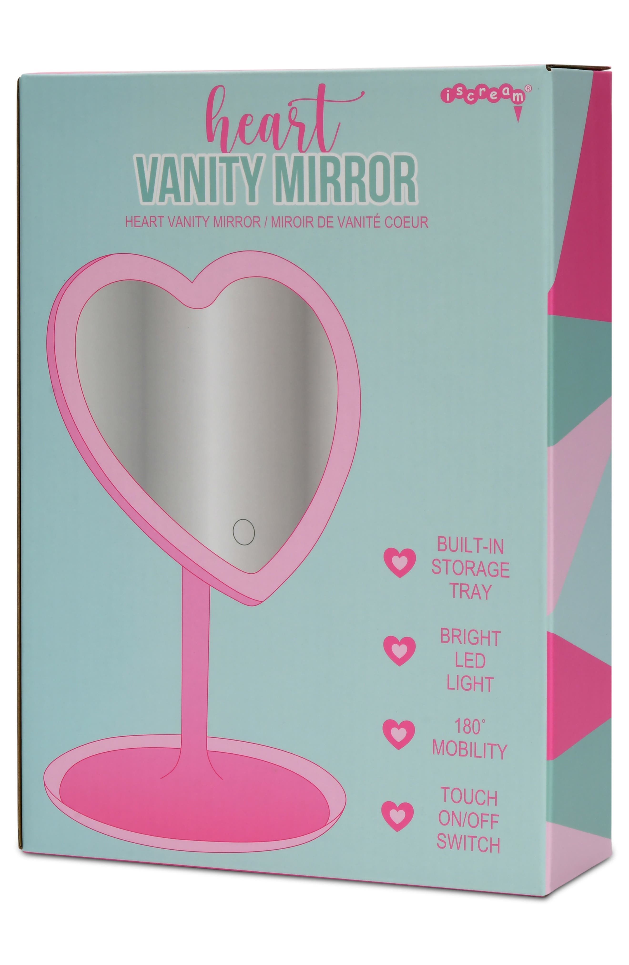 Iscream Kids' Heart Shaped Vanity Mirror, Alternate, color, 