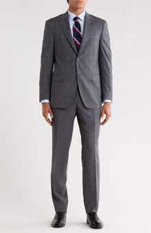 Plaid Wool Two-Button Suit