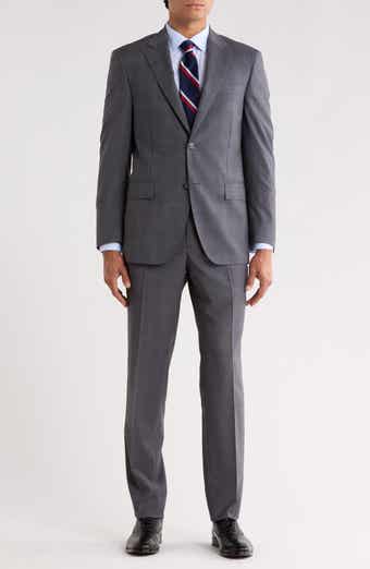 Plaid Wool Two-Button Suit