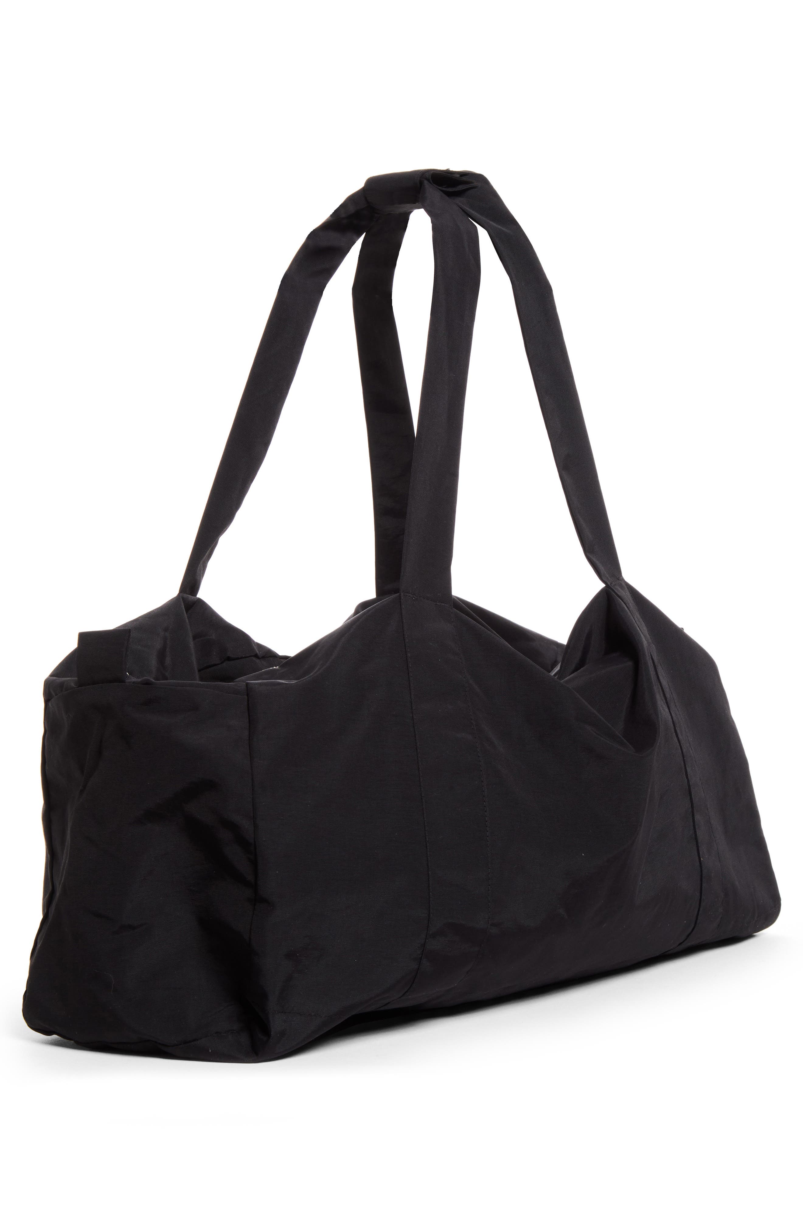 Nylon Travel Bag, Alternate, color, BLACK
