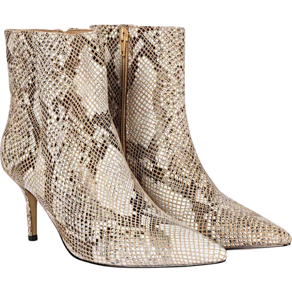 Saint G Lottie Pointed Toe Bootie In Multi
