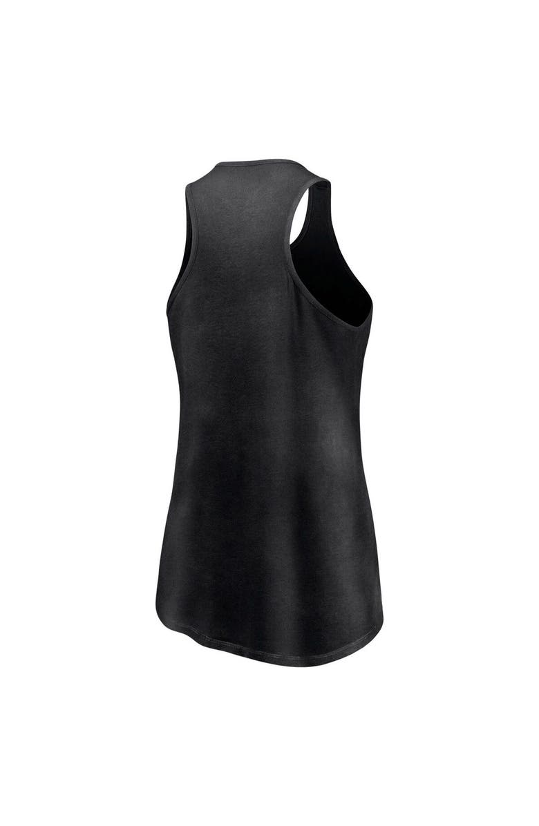 FANATICS Women's Fanatics Branded Black San Francisco Giants Simplicity Swing Racerback Scoop Neck Tank Top, Alternate, color, Black