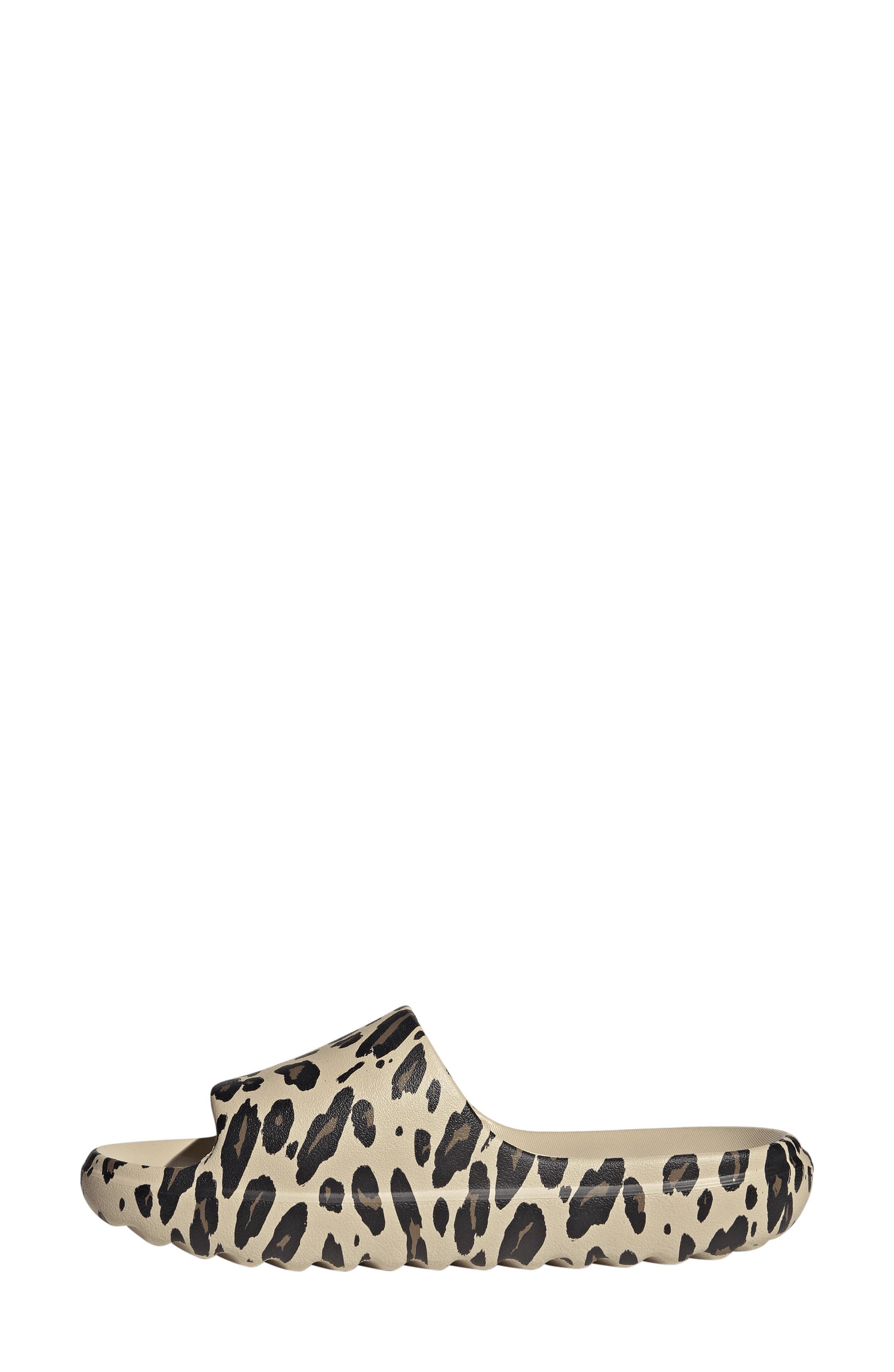 Gender Inclusive Adilette Lumia Slide Sandal, Alternate, color, CRYSTAL LINEN/ BLACK/ KHAKI