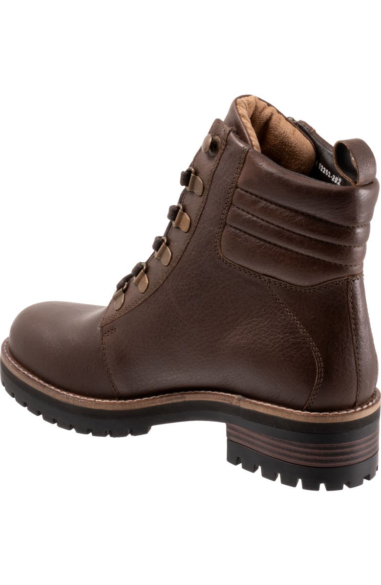 SoftWalk<sup>®</sup> Everett Lace-Up Boot, Alternate, color, Dark Brown Tumbled Leather