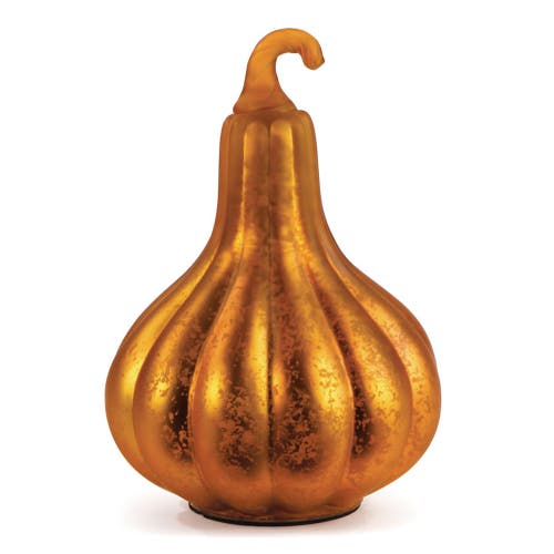 Napa Home & Garden Thanksgiving Gourd Figurine Decorative Object In Gold
