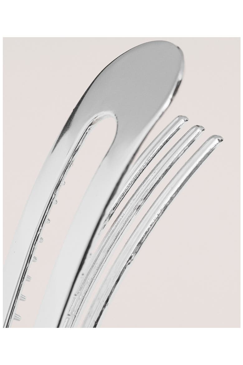 Long Hair Clip, Alternate, color, SILVER