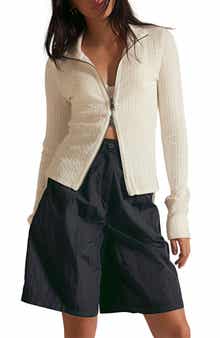 Brunch GIrl Zip Cardigan