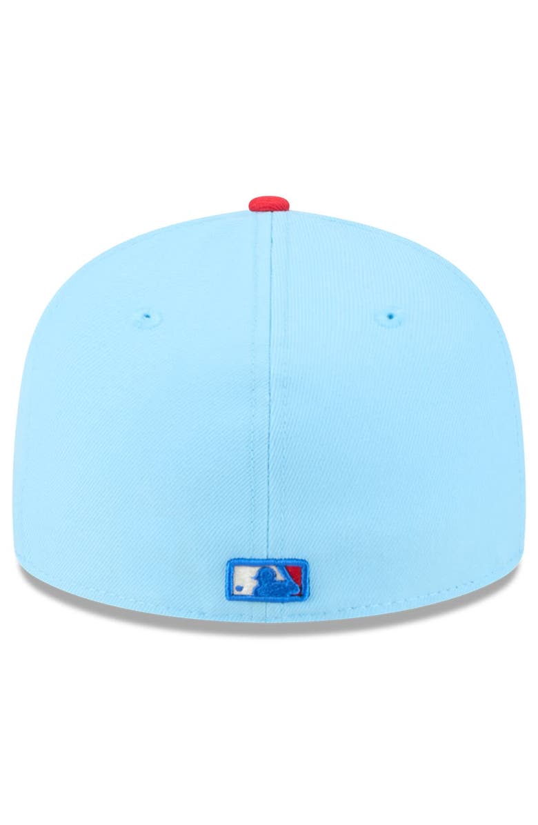 New Era Men's New Era Light Blue/Red Arizona Diamondbacks 2025 Fourth of July Low Profile 59FIFTY Fitted Hat, Alternate, color, Light Blue