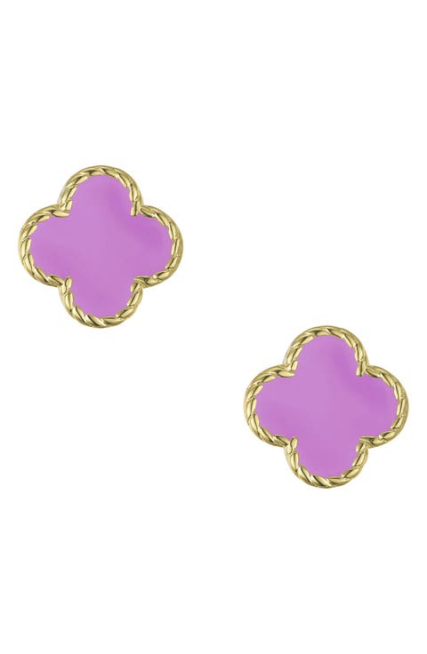 Kids' Clover Stud Earrings
