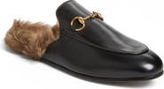 Gucci Princetown Genuine Shearling Loafer Mule
