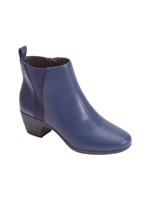 Comfortview The Ingrid Bootie In Blue