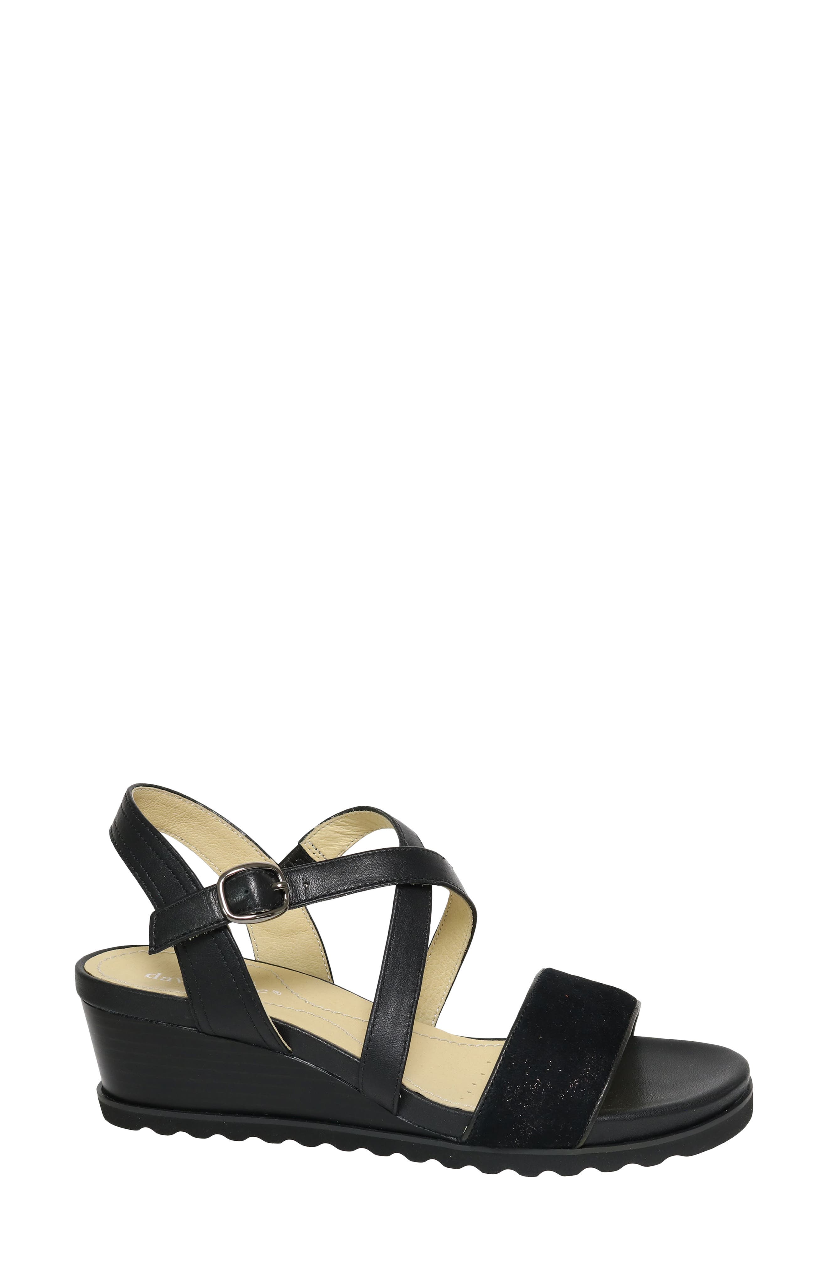 David Tate Kinsley Ankle Strap Wedge Sandal, Alternate, color, 