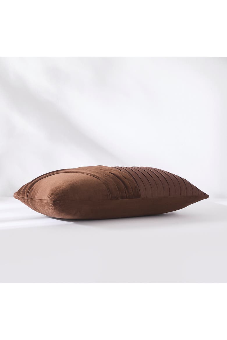 Shitake Pillow Cover, Alternate, color, Brown