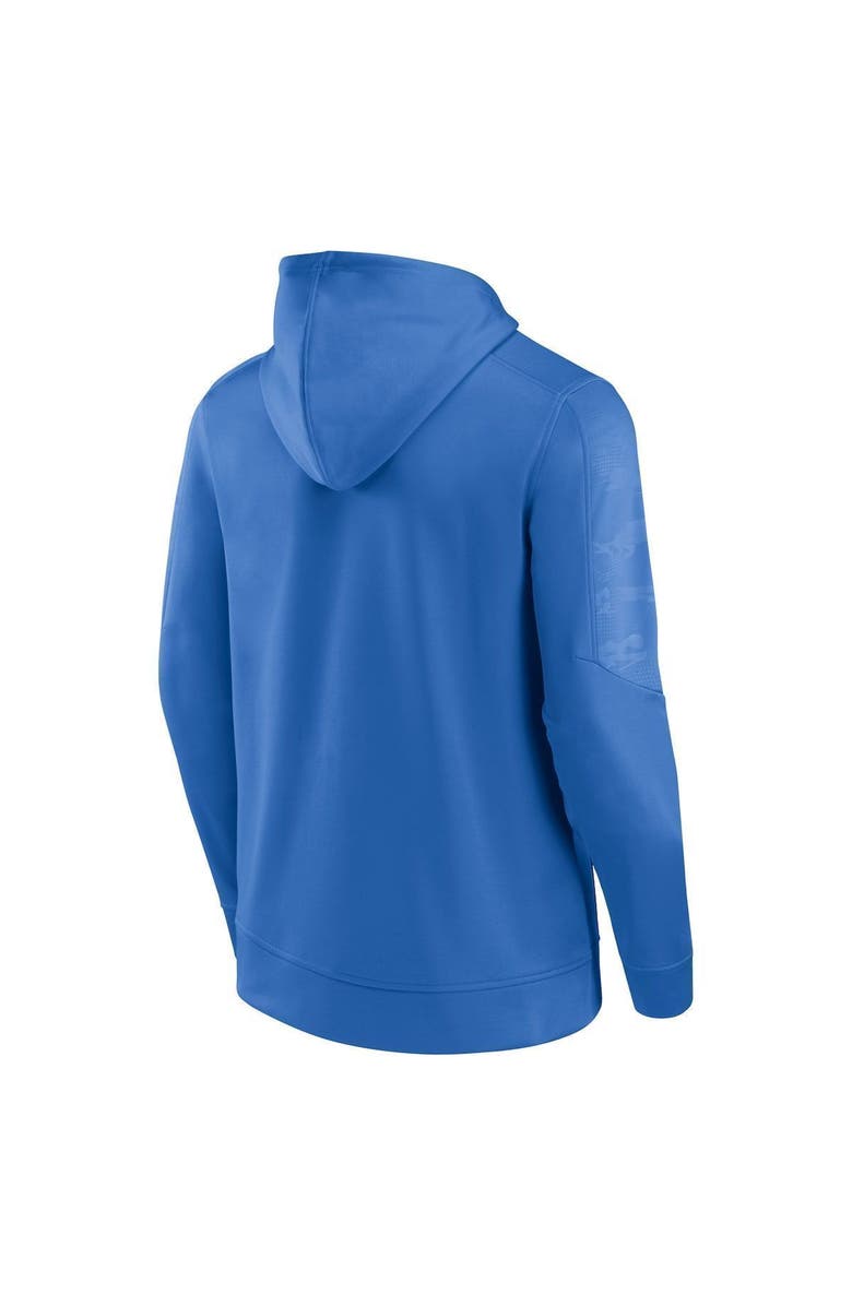 FANATICS Men's Fanatics Branded Blue Detroit Lions On The Ball Pullover Hoodie, Alternate, color, 