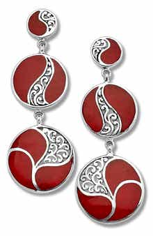 Graduated Drop Earrings