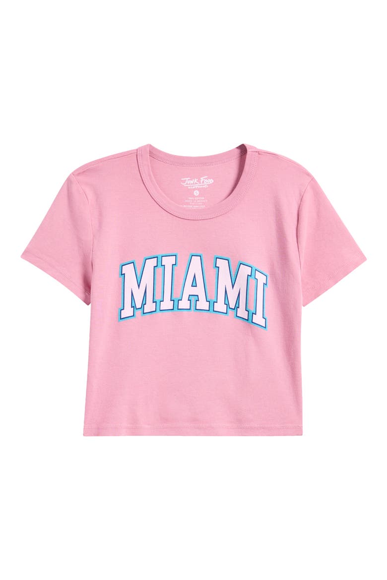 Miami Location Cotton Graphic Baby Tee, Alternate, color, LILAS PINK