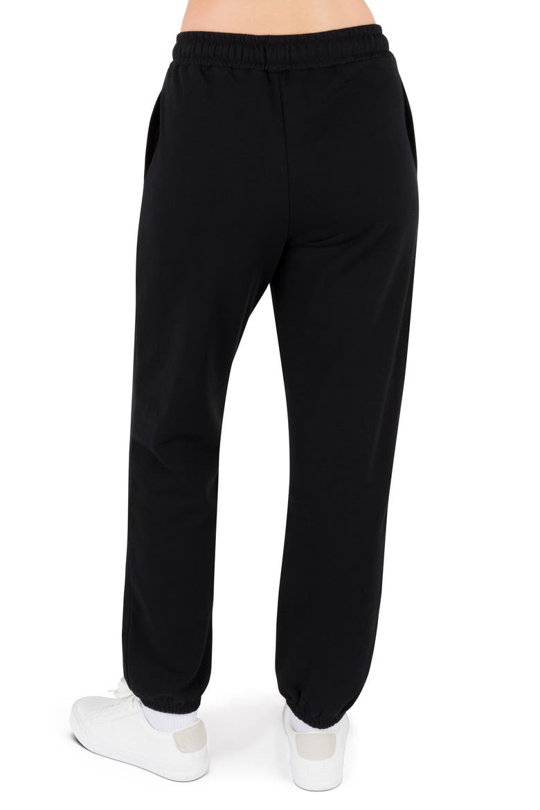 Nostalgic Sweatpants, Alternate, color, BLACK