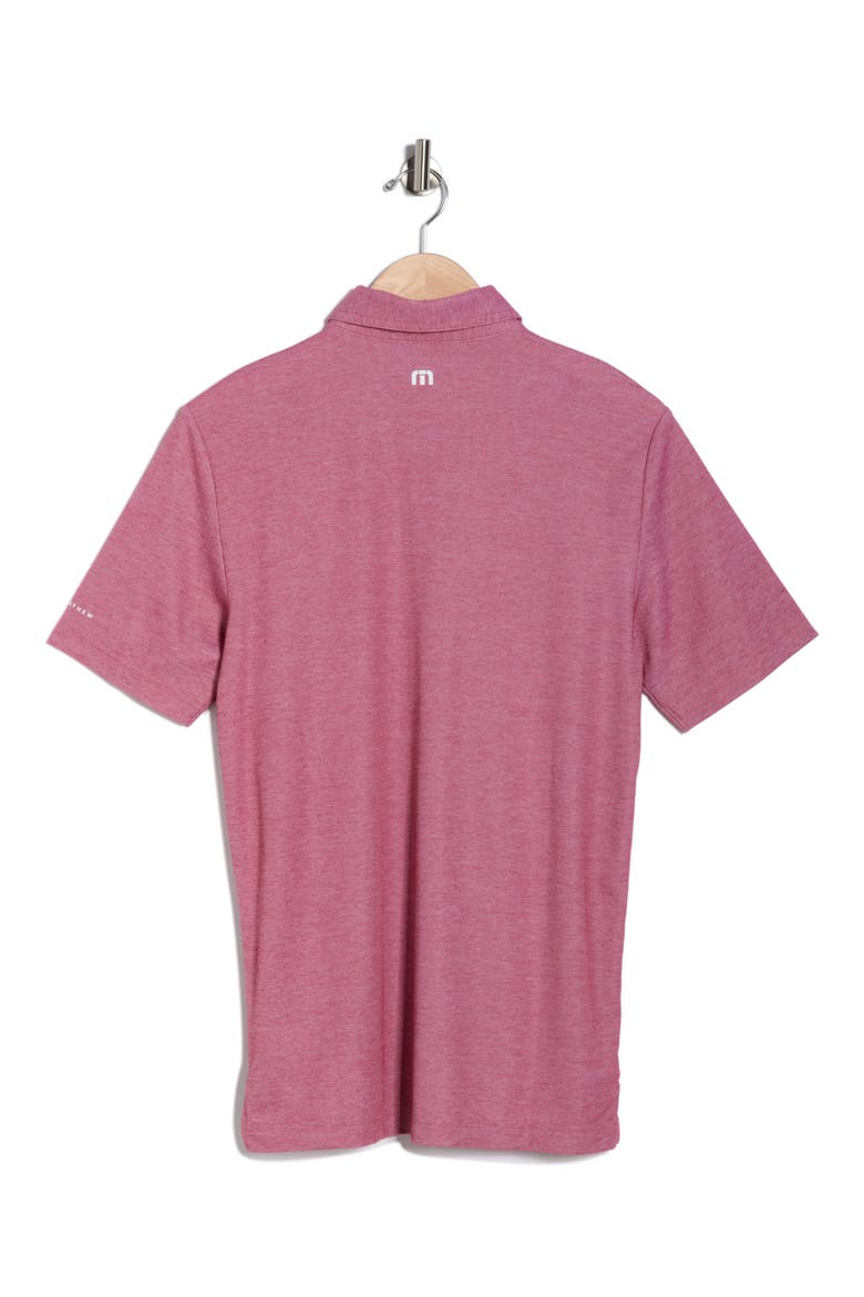 Playoff Pitch Polo, Alternate, color, HEATHER RED