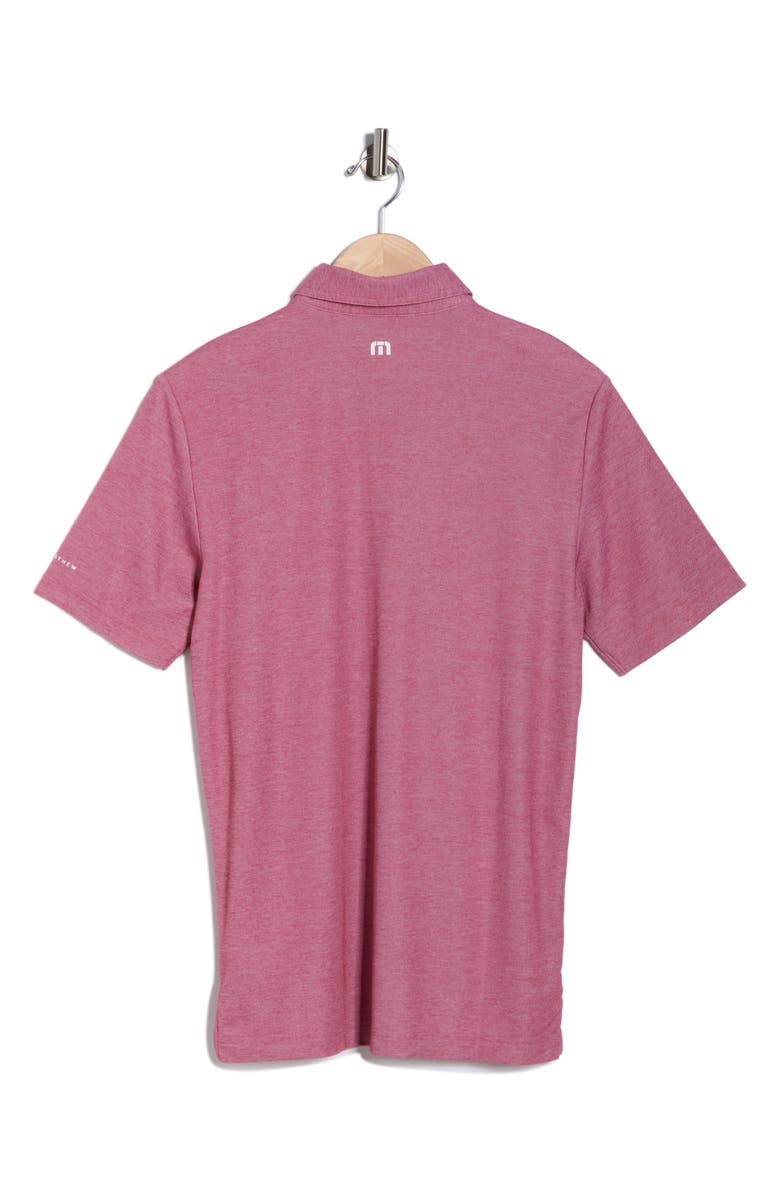 TravisMathew Playoff Pitch Polo, Alternate, color, Heather Red