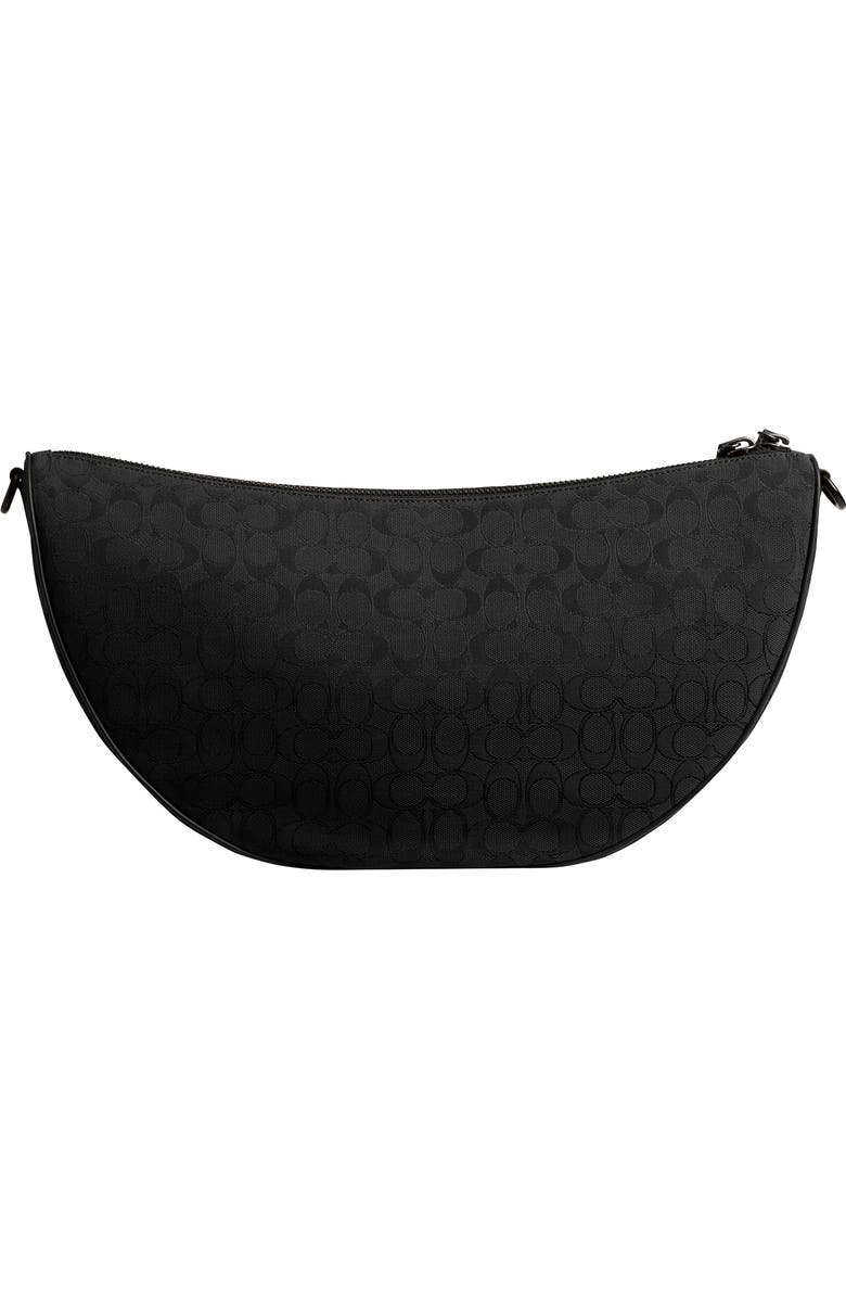 COACH Hall Soft Signature Jacquard Sling Bag, Alternate, color, Black