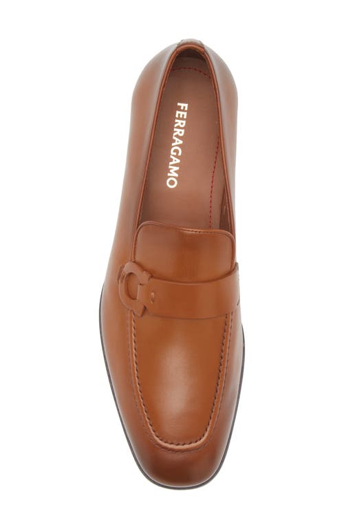 Ferragamo Bonny Apron Toe Loafer In Naturale