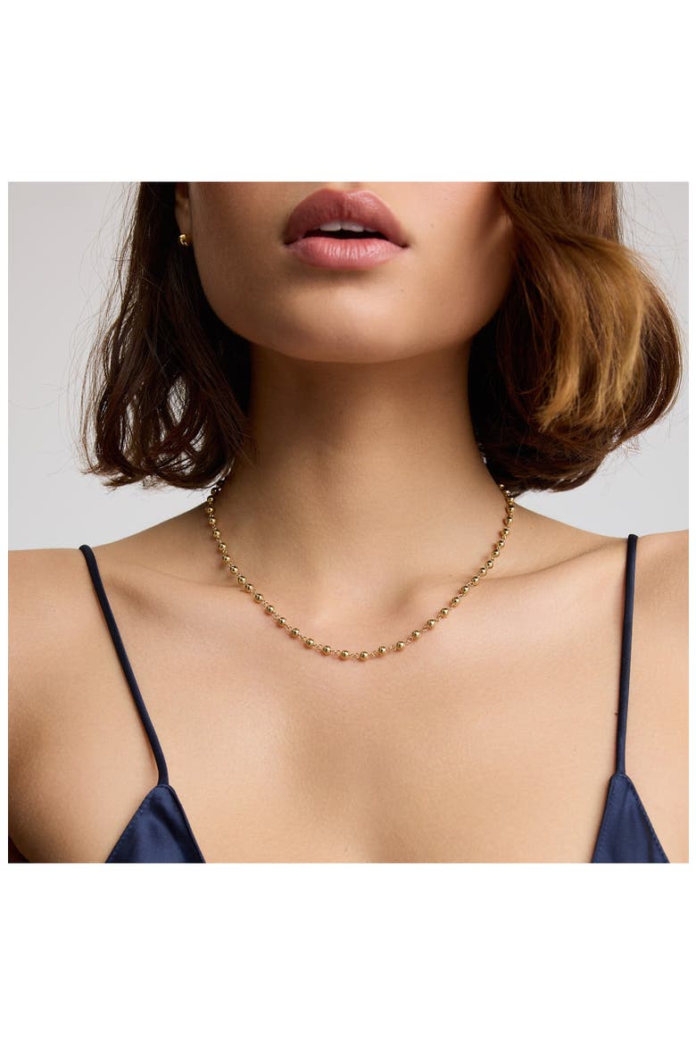 Bauble Chain Necklace, Alternate, color, GOLD