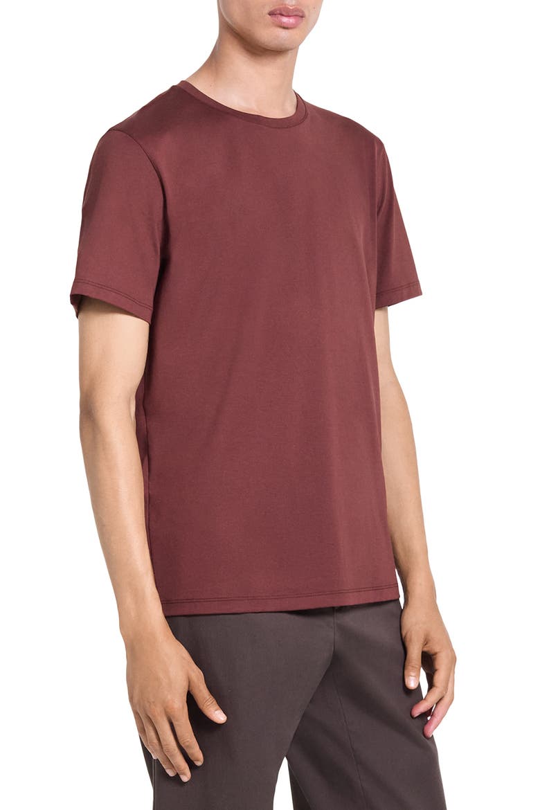 Precise Cotton T-Shirt, Alternate, color, DEEP AUBURN - 2U6