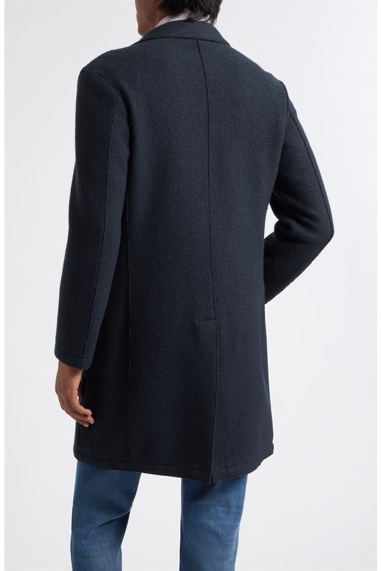 Double Breasted Wool Car Coat, Alternate, color, 22N BLACK