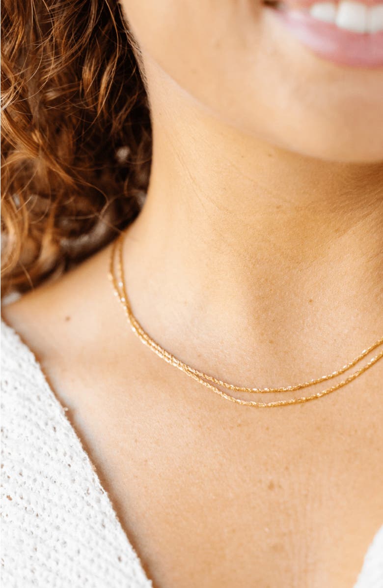 MADE BY MARY 14k Tornado Necklace, Alternate, color, 14K Solid Gold