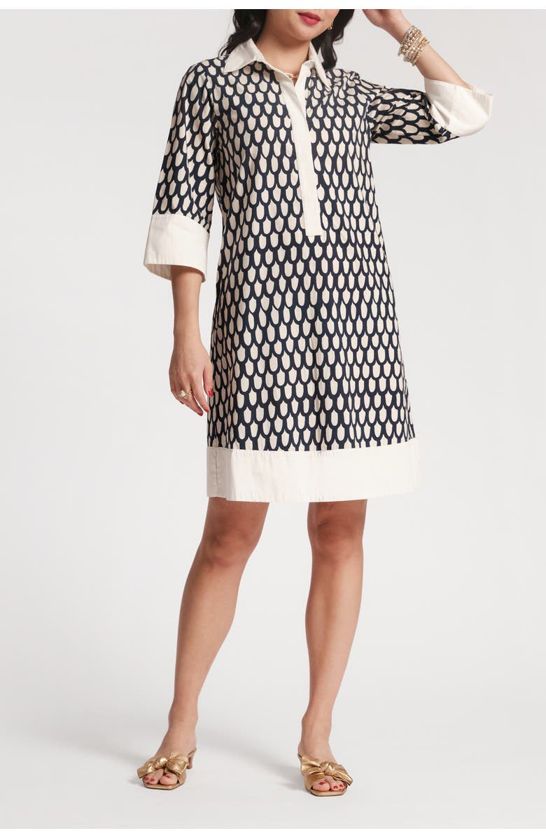 Frances Valentine Tracey Mini Dress Loop, Main, color, Navy/Multi