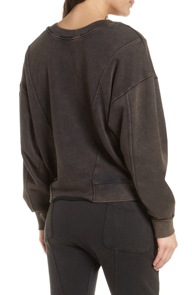 FREE PEOPLE MOVEMENT Go For Gold Reversible Pullover, Alternate, color, 