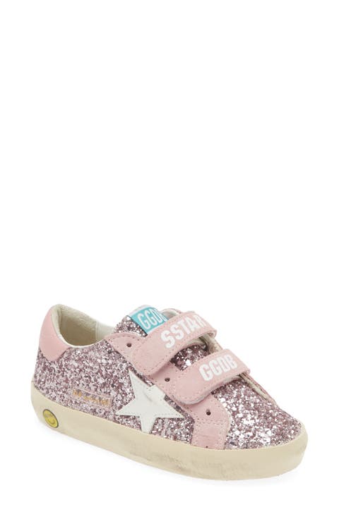Kids' Old School Glitter Low Top Sneaker